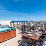 Seashells Seaview Penthouse With Hottub St Paul's Bay 