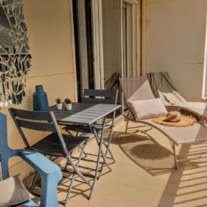 Appartement moderne rénové - Face mer - Terrasse - WiFi gratuit - FR-1-92-818