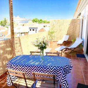 Apartment with 2 bedrooms in Tavira with wonderful sea view furnished terrace and WiFi