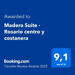 Madera Suite · Rosario centro y costanera