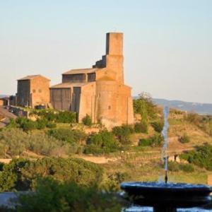 Apartment with one bedroom in Tuscania with wonderful city view and terrace 25 km from the beach