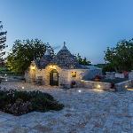 Trulli in ancient farm with pool