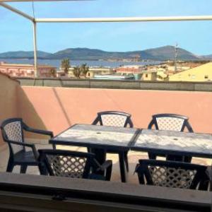 Apartment with 3 bedrooms in Alghero with wonderful sea view furnished terrace and WiFi 50 m from the beach