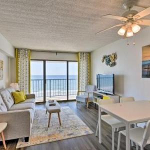 Bright Beach Condo with Ocean View and Balcony!