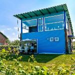 Entire house - 6 pers Lauwersmeer Lakefront house with sauna pellet stove 