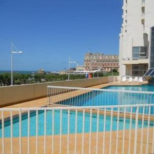 Studio en front de mer avec piscine à Biarritz - FR-1-3-418
