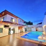 jomtien beach 1kmprivate pool Villa5BR10-16ppl