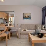 Family suite with a seaview