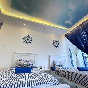 Mediterranean Sea - Gala Mediterranean Sea Beautiful Scenery Themed Homestay