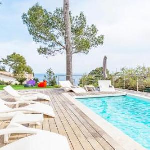 Villa with 5 bedrooms in Antibes with wonderful sea view private pool enclosed garden