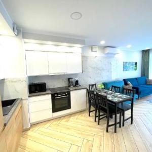 Apartament Superior Blue Przy Plaży- FREE Pool Saunas Jacuzzi Fitness Salzgrotte