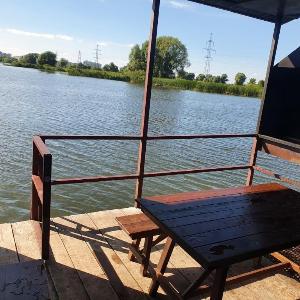 beautiful house on the banks of the Kazanka river