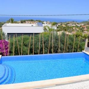 Villa with 4 bedrooms in Denia with wonderful sea view private pool furnished terrace 4 km from the beach