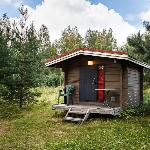 Two-bed camping summer house 