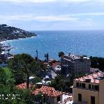 Terrace overlooking the sea San Remo