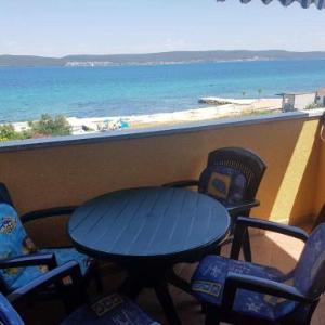 Apartment with 2 bedrooms in Dobropoljana with wonderful sea view furnished balcony and WiFi 20 m from the beach