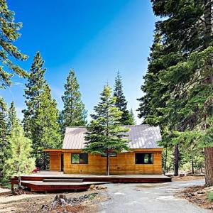 Modern Wooded Oasis With Hot Tub Walk To Beach! Cabin