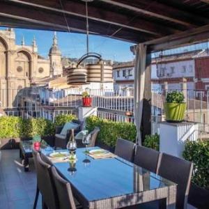 Apartment with one bedroom in Granada with wonderful city view furnished terrace and WiFi