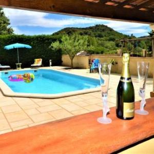 Villa with 3 bedrooms in Saint Alexandre with wonderful mountain view private pool enclosed garden