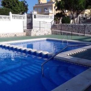 Sunny house in Santa Pola shared pool