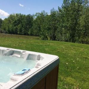 Rock Creek access at Tight Lines with Hot Tub by AAA Red Lodge Rentals